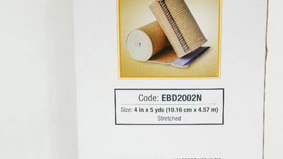 Tronex EBD2002N Elastic Bandage Dual Self-Closure 4inch X 5 Yds - Box of 5